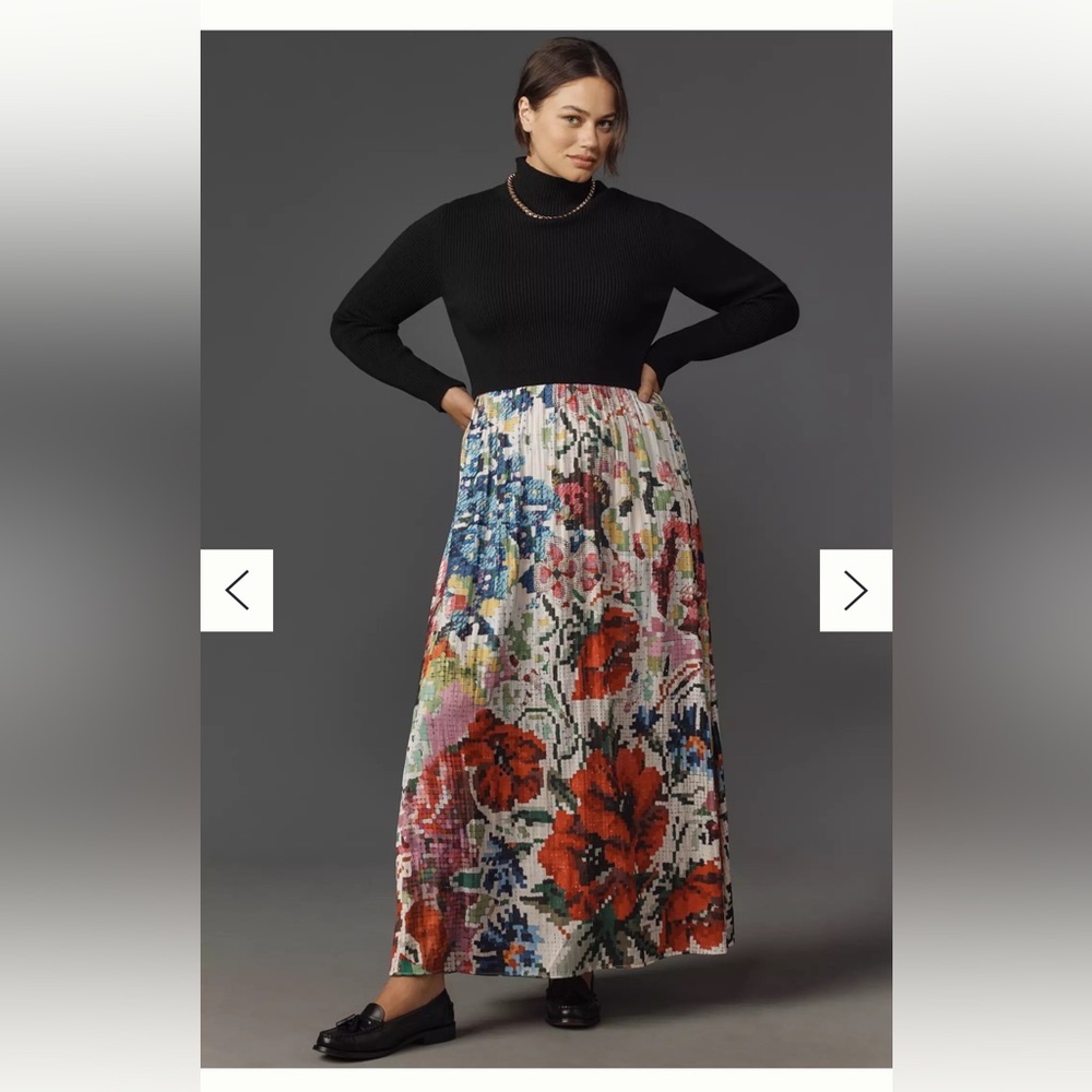 Anthropologie: The Thea Twofer Sweater Dress: Kirstin Lamb Edition